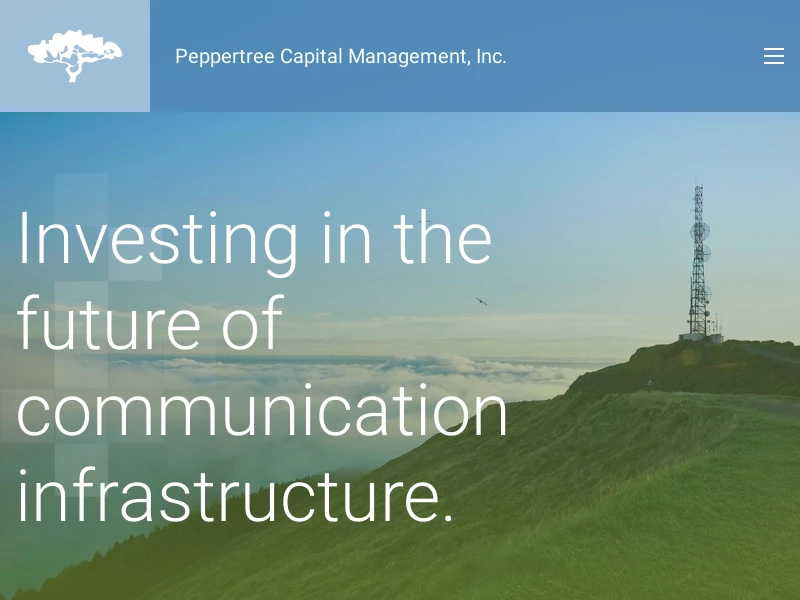 Investing in Communication Infrastructure - Peppertree Capital