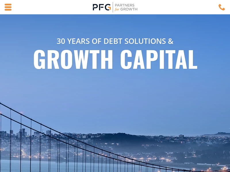Venture Debt & Growth Funding Firm | Partners For Growth