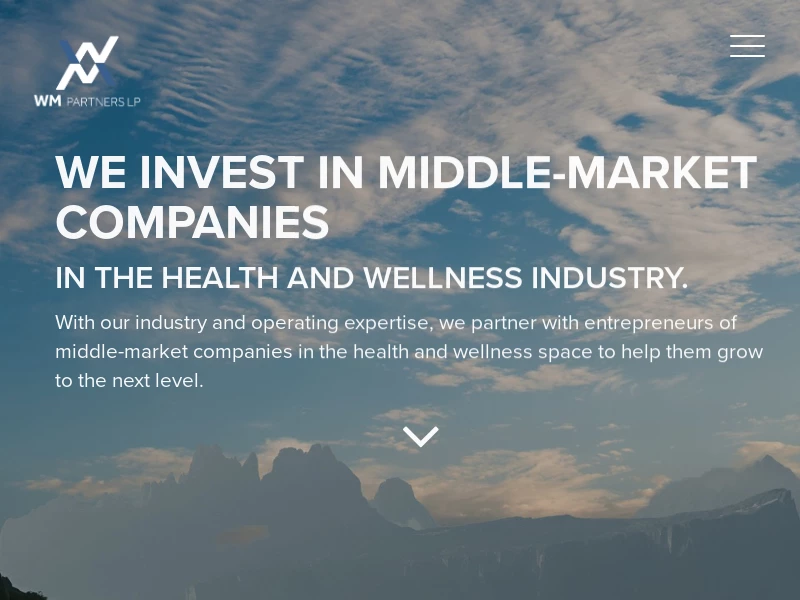 WM Partners | Private Equity | Health and Wellness Sector