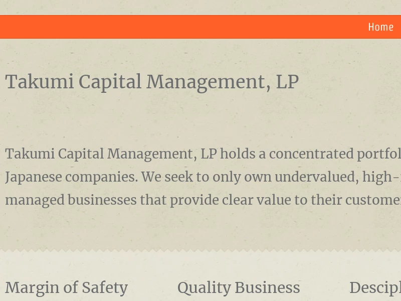 Takumi Capital Management, LP