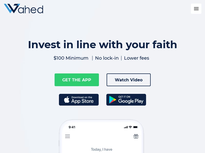 Wahed- Halal investing made simple