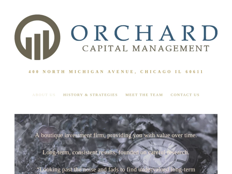 Orchard Capital Management | US Small Cap Value