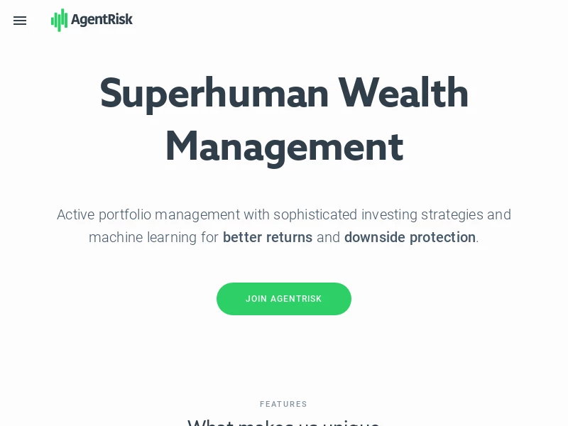 AgentRisk - Wealth Management for Entrepreneurs