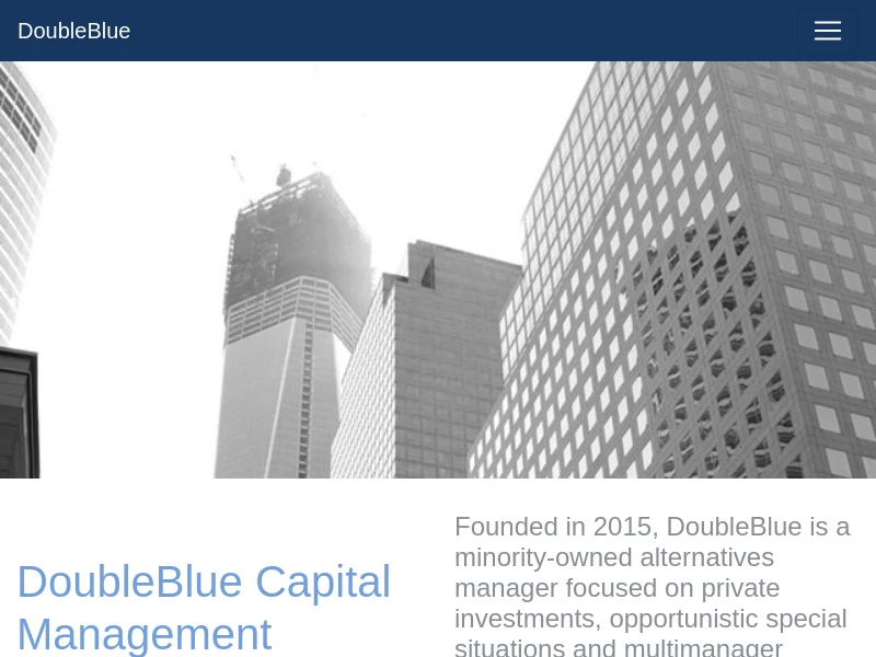 DoubleBlue Capital Management