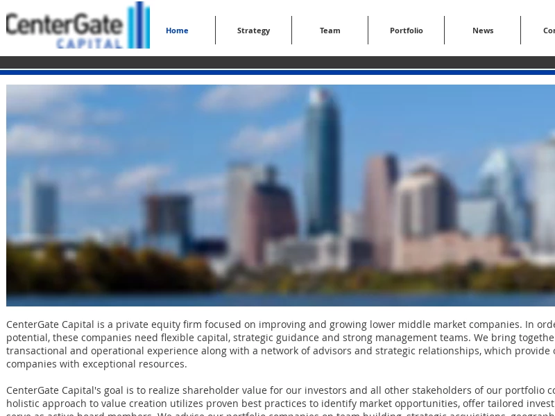 Private Equity | Centergate Capital
