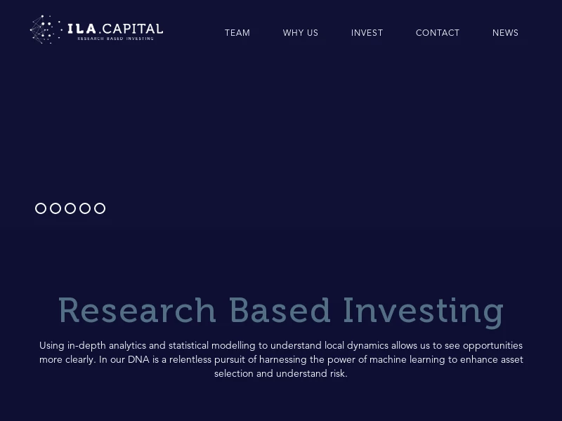 ILA Capital - The Frontier of Investing Today