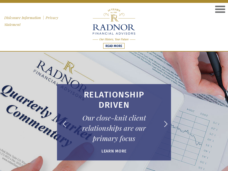 Radnor Financial | Radnor Financial