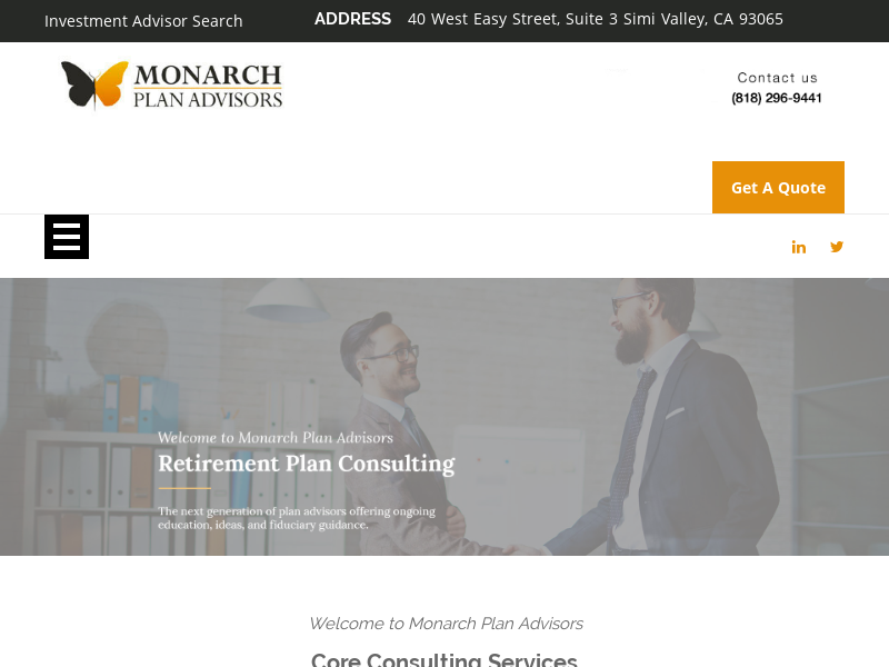 Home - Monarch Advisors
