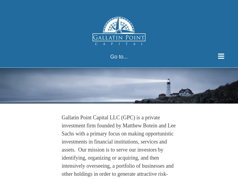 Home — Gallatin Point Capital | Experienced, Collaborative Investment Partners
