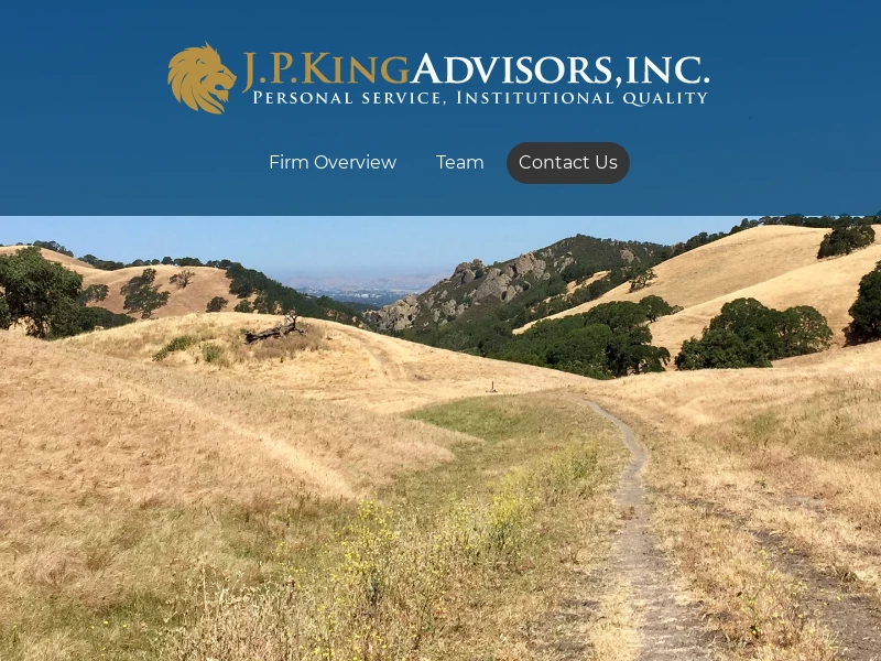 Financial Advisor | Certified Financial Planner (CFP) | J.P. King Advisors