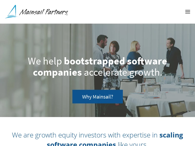 Mainsail Partners | Growth Equity for Bootstrapped Software Companies