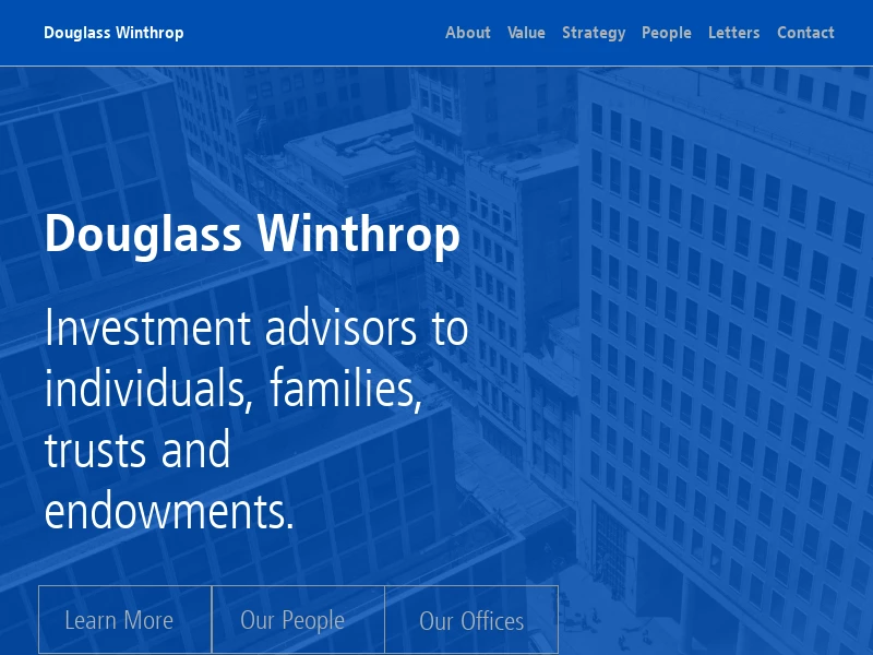 Douglass Winthrop - SEC Registered Investment Advisor