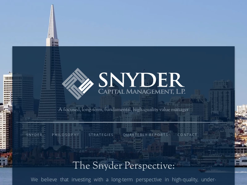 Snyder Capital Management