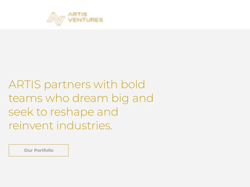 Artis Ventures | Venture Capital