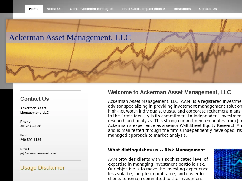 Ackerman Asset Management LLC - Home