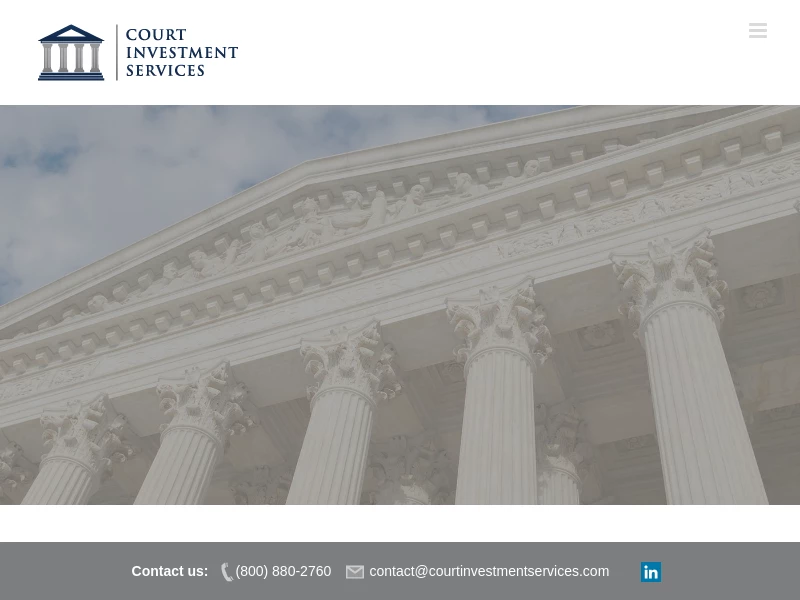Court Investment Services | Investment Firm for Fiduciaries and Attorneys