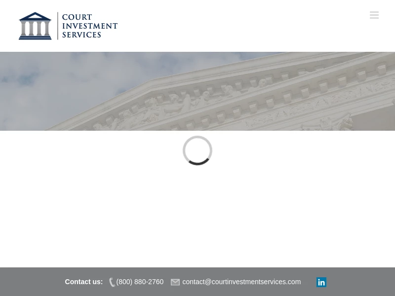 Court Investment Services | Investment Firm for Fiduciaries and Attorneys