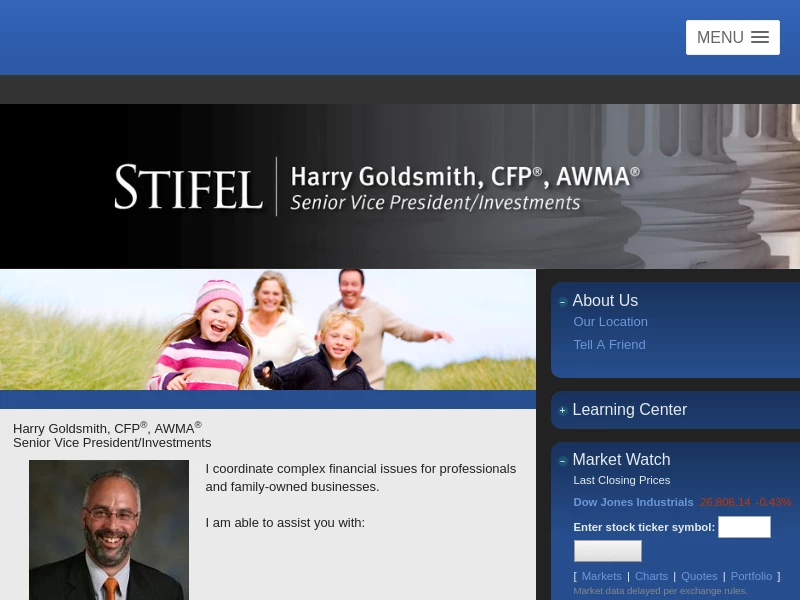 Stifel | Harry Goldsmith | Financial Advisor | Hauppauge, New York