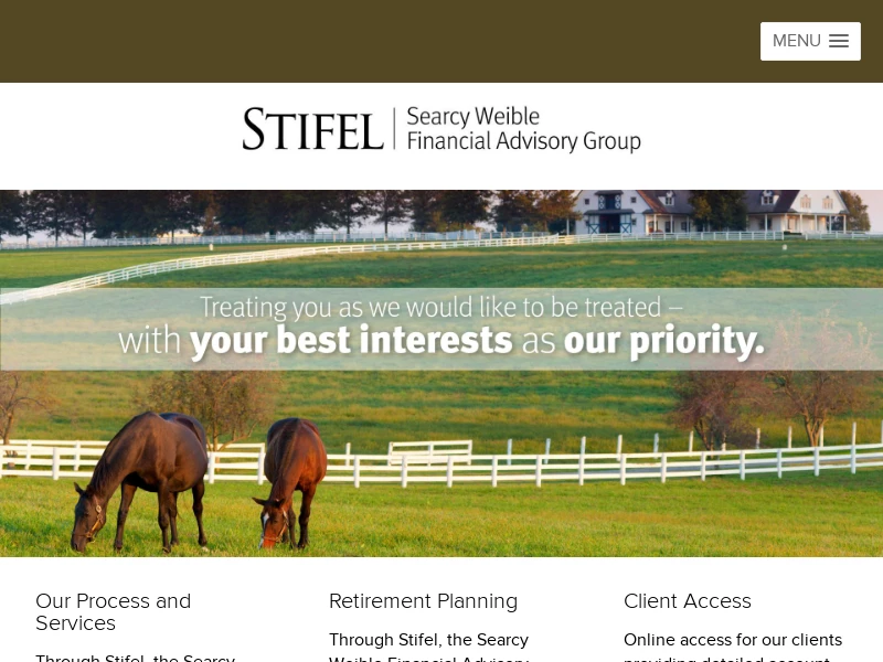 Searcy Weible Financial Advisory Group - Shelbyville, KY 40065 | Stifel
