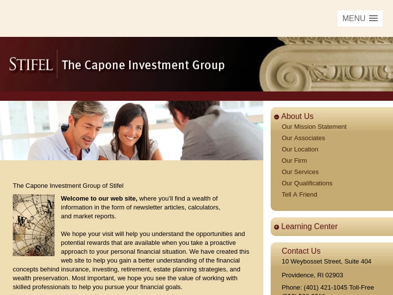 Stifel | The Capone Investment Group | Financial Advisors | Providence, Rhode Island
