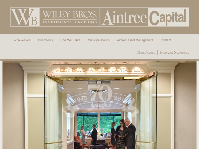 Wiley Bros.–Aintree Capital - Home