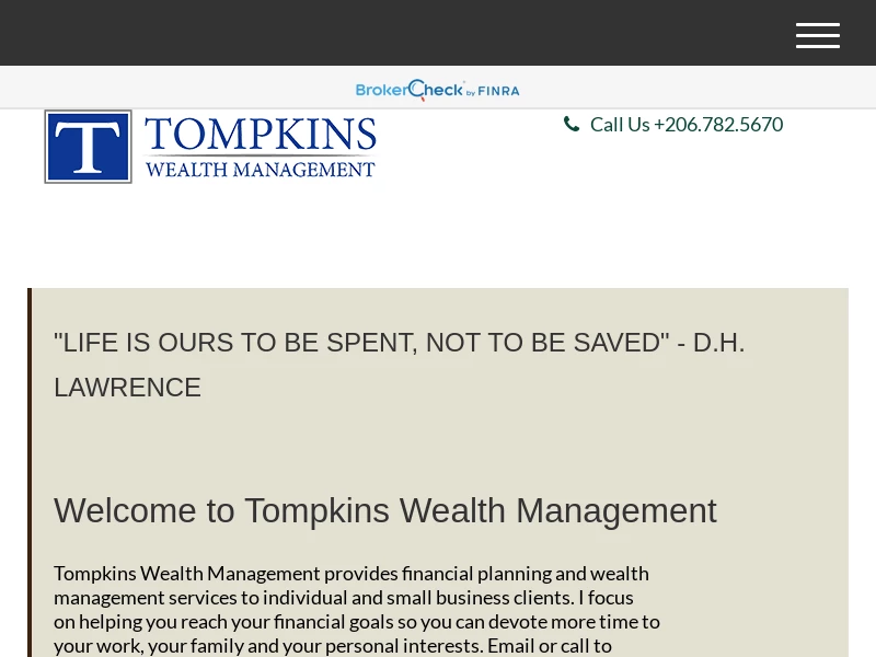 Home | Tompkins Wealth Management