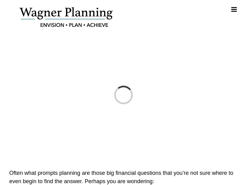Home - Wagner Planning