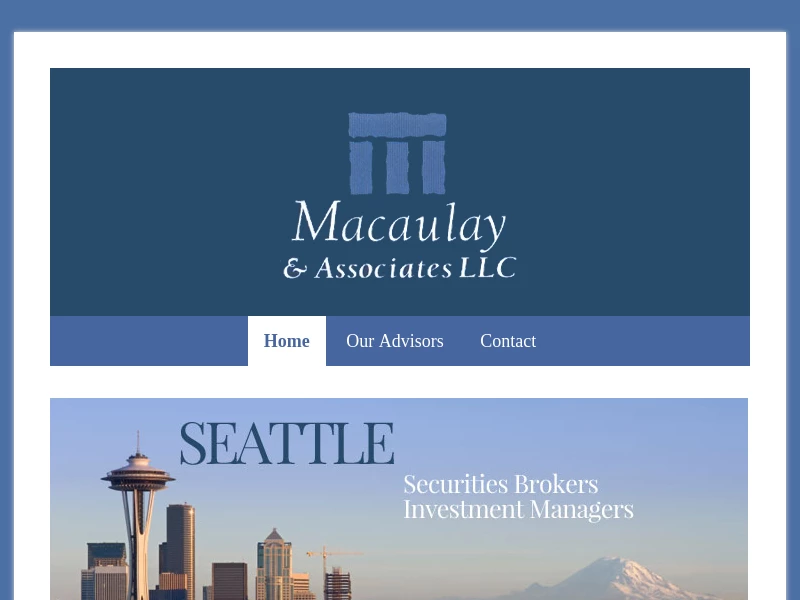 Home | Macaulay & Associates LLC