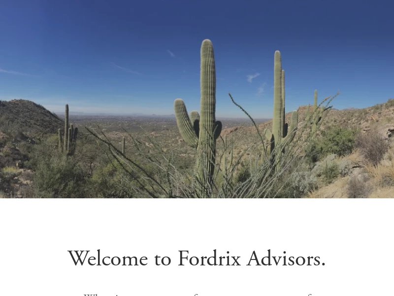 Fordrix Advisors Tucson CFP