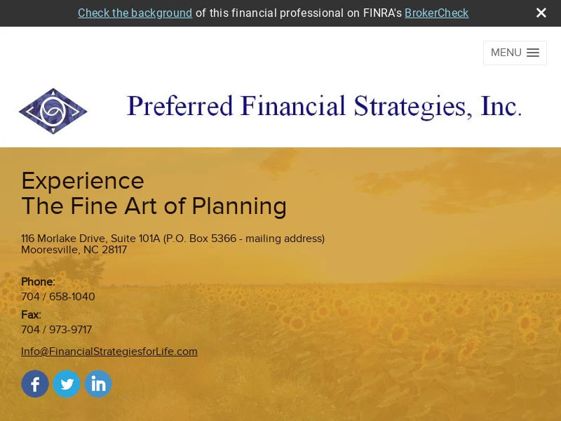 Preferred Financial Strategies, Inc.