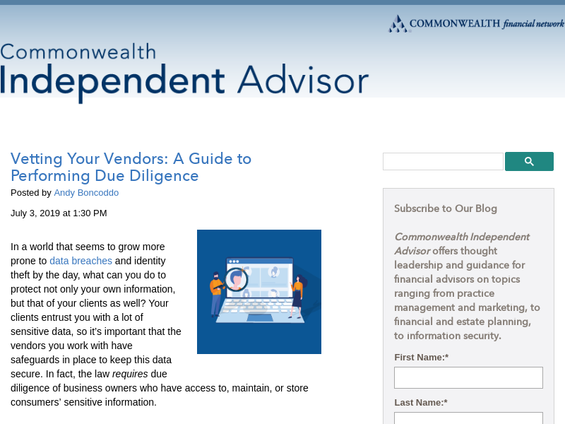 Commonwealth Independent Advisor, a Blog from Commonwealth Financial Network