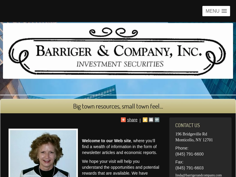Home | Barriger & Company, Inc.