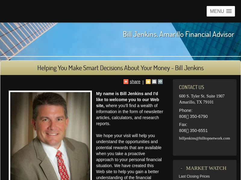 Bill Jenkins - Momentum Independent Network Inc.
