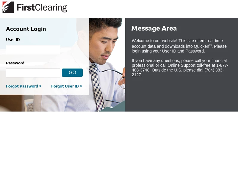 Account Login - First Clearing, LLC