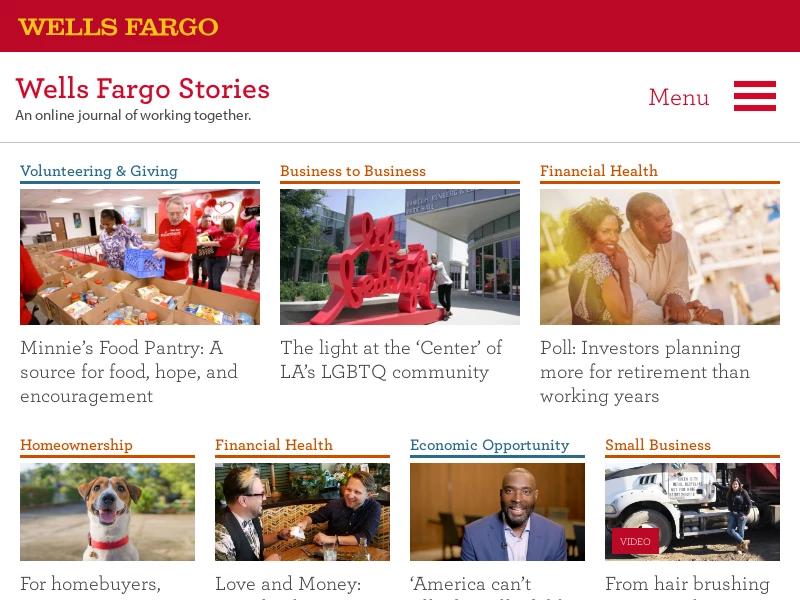 Wells Fargo Stories
