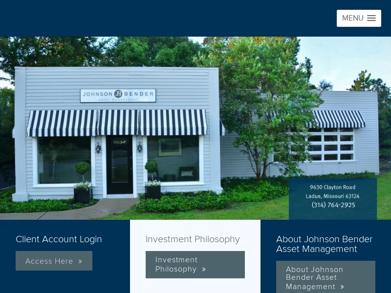 Johnson Bender Asset Management | Stifel Independent Advisors, LLC | Financial Advisors | Ladue, Missouri
