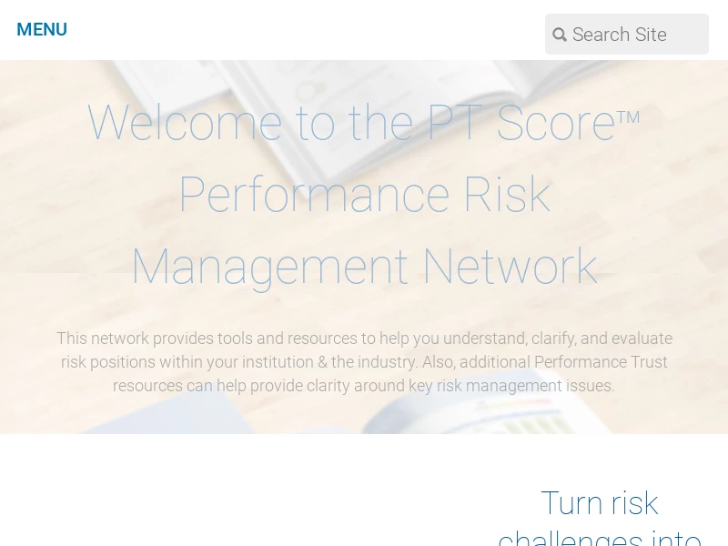 Enterprise Risk Management | Performance Trust