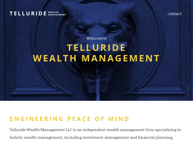Telluride Wealth Management | Engineering Peace of Mind