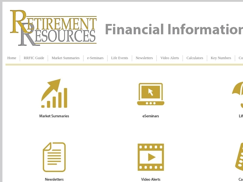 Retirement Resources Financial Information Center