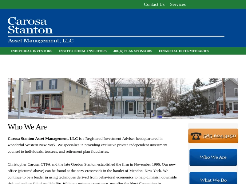 Carosa Stanton Asset Management – Carosa Stanton Asset Management, LLC
