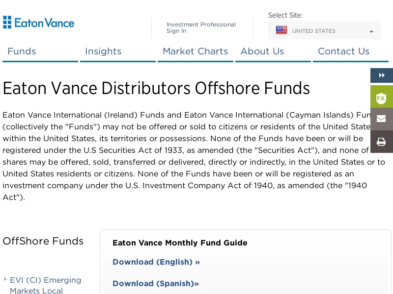Eaton Vance Offshore | Eaton Vance
