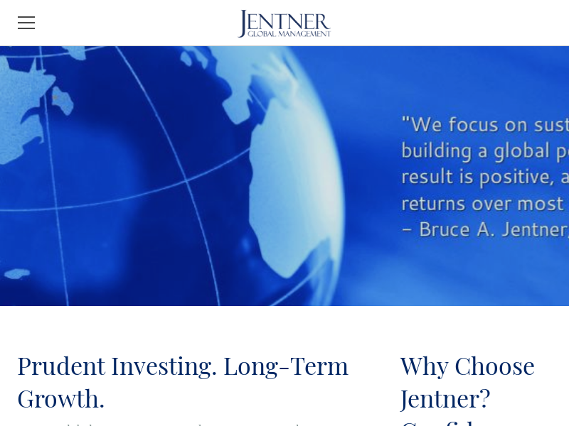 Jentner Global Management - Jentner Global Management - Investment management for foundations and institutions