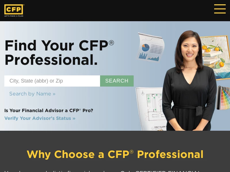 Find a CFP® Professional | CFP - Let's Make a Plan