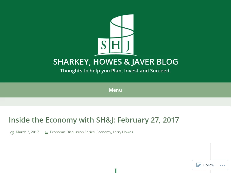 Sharkey, Howes & Javer Blog | Thoughts to help you Plan, Invest and Succeed.