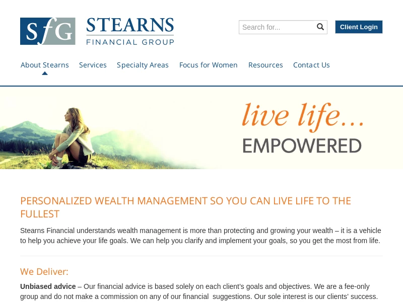 NotFound | Stearns Financial
