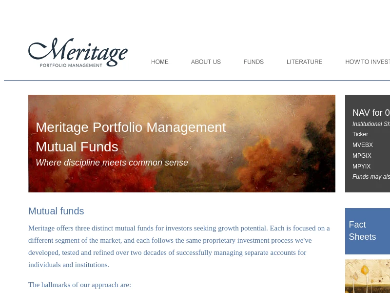 Meritage Mutual Funds
