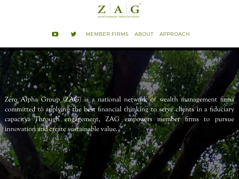 Zero Alpha Group Wealth Management Network Empowering Member Firms