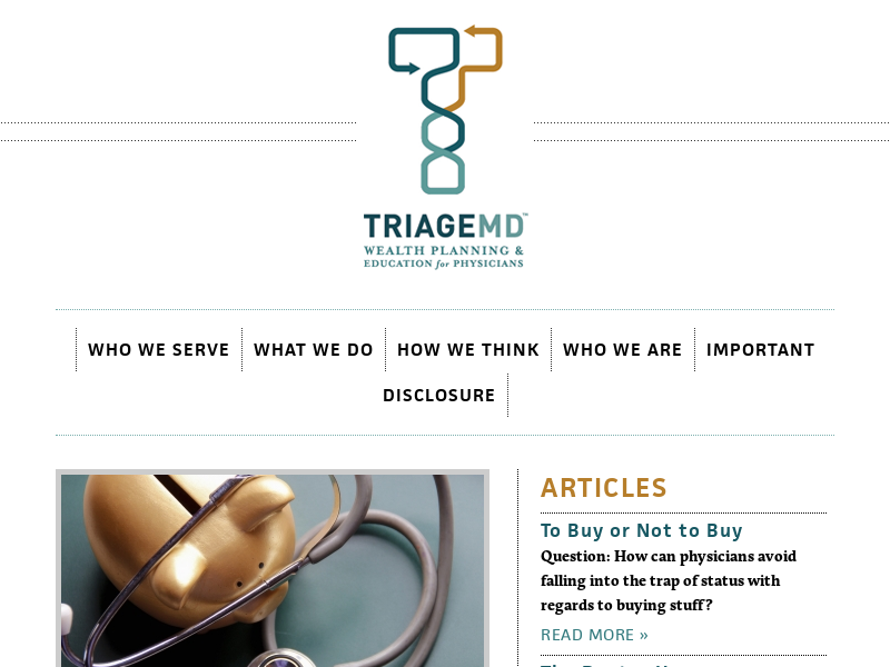TriageMD | Wealth Planning for Physicians