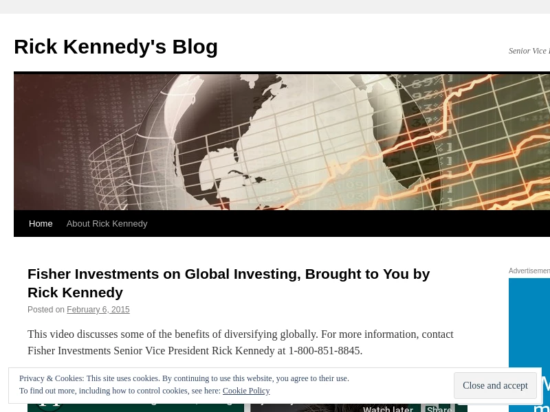 Rick Kennedy's Blog | Senior Vice President, Fisher Investments
