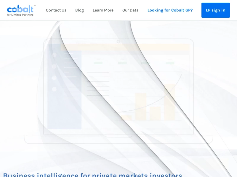 Cobalt LP - Business Intelligence For Private Markets Investors